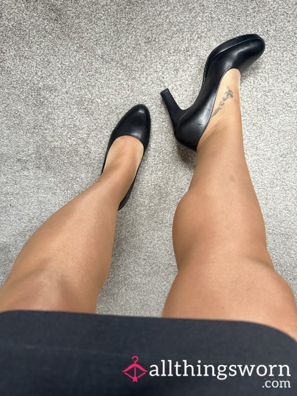 Fresh Of My Feet 3 Day Work Sexy Tan Nylons 👠 🦶🏼 ✈️
