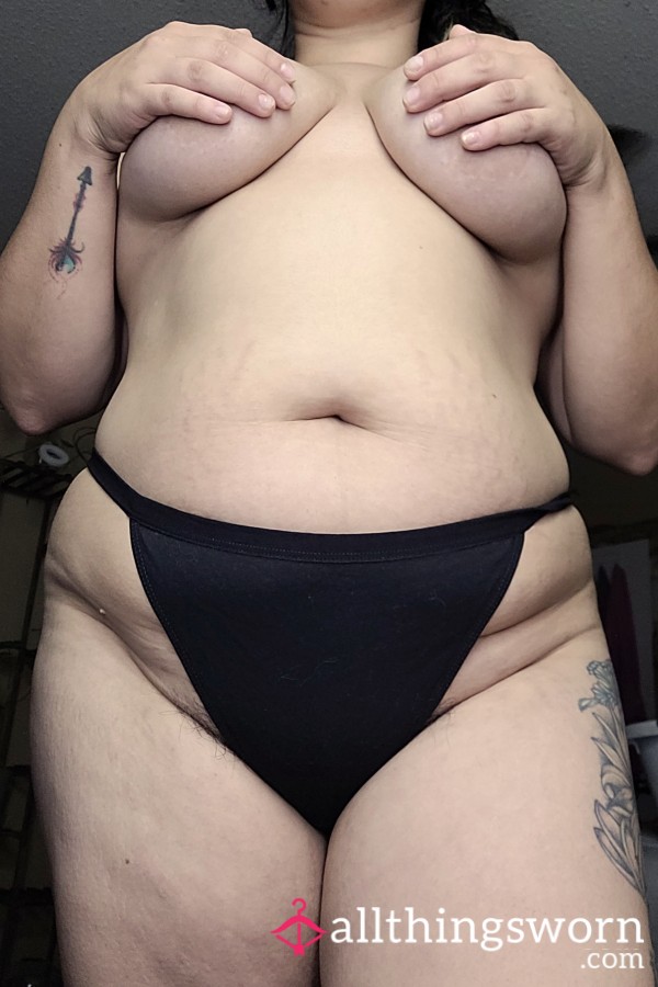 °°(XL) Black Thong°°