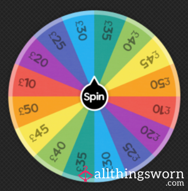 (£1-£50) Findom Spin The Wheel 🛞