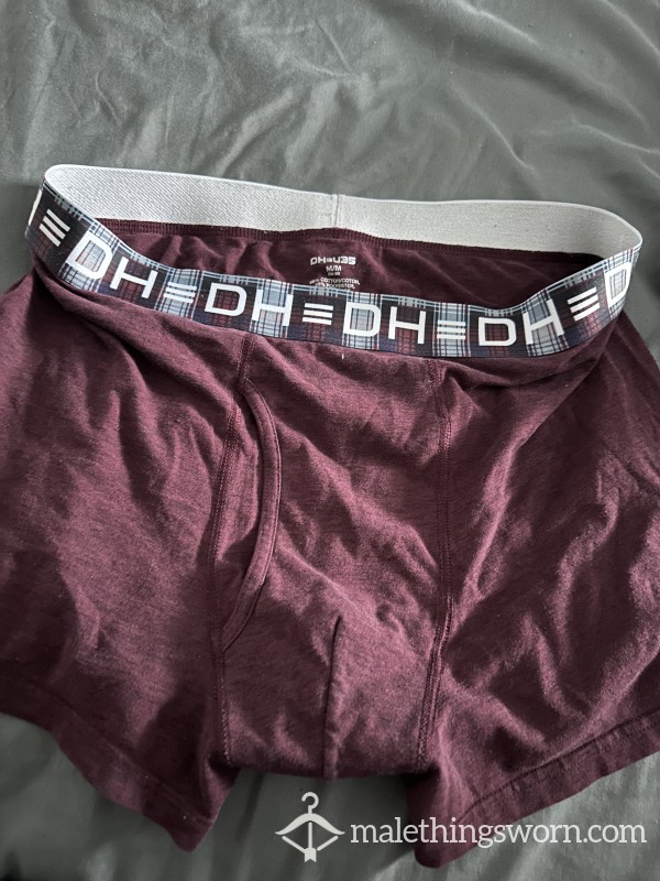 SOLD $19- DH Burgundy Medium Underwear