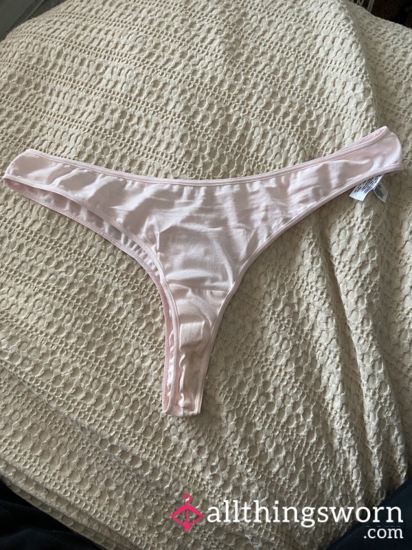 2 Day Worn Pink Thong