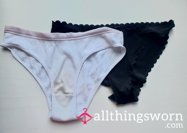2 Panties Black And White Bundle
