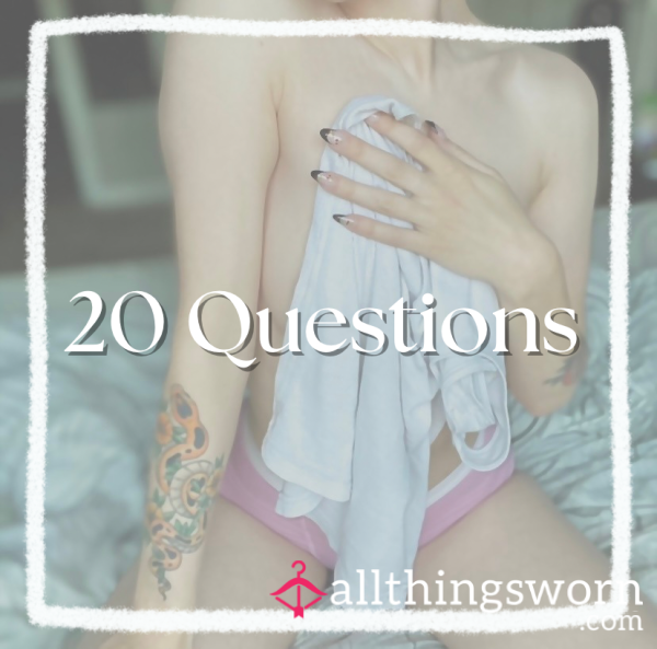 20 Questions ❤️‍🔥 Get To Know Me - Sexually Or Personally 🧠💭