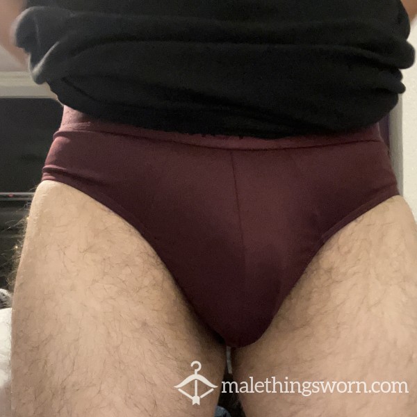 2XIST Maroon Briefs (M)