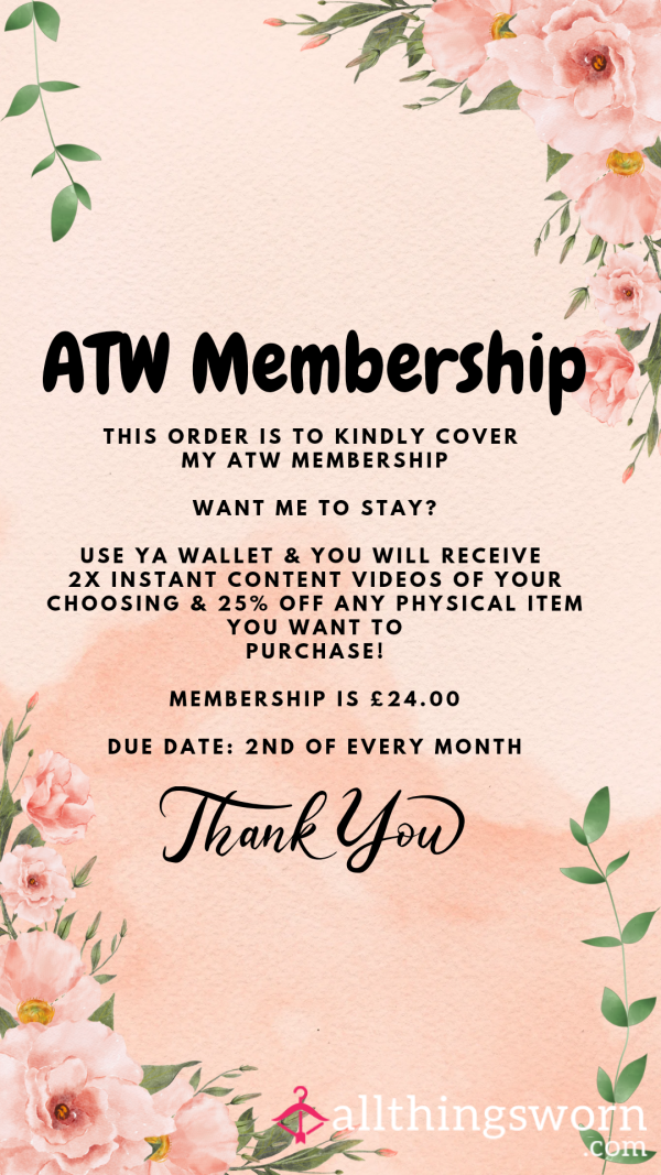 Kindly Cover My ATW Membership And Keep Me Here ❤️💋💋