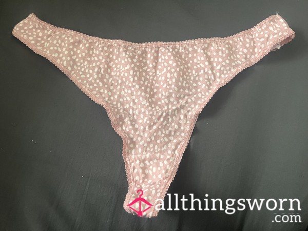 Cute Cotton Thong, 24 Hours Wear And UK Postage Included 🩷