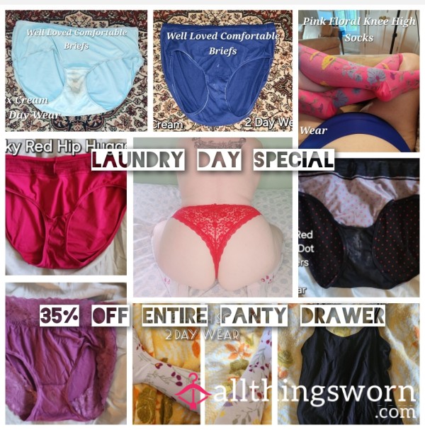 35% Off Entire Panty Drawer