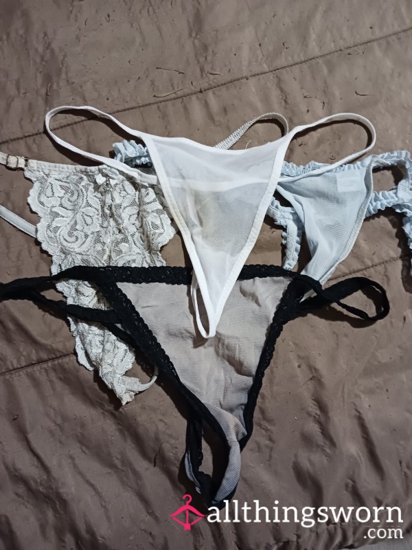4 Soon To Be Trashed Thongs