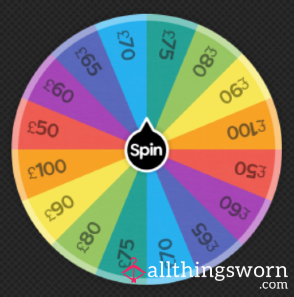 (£50-£100) Findom Spin The Wheel 🛞