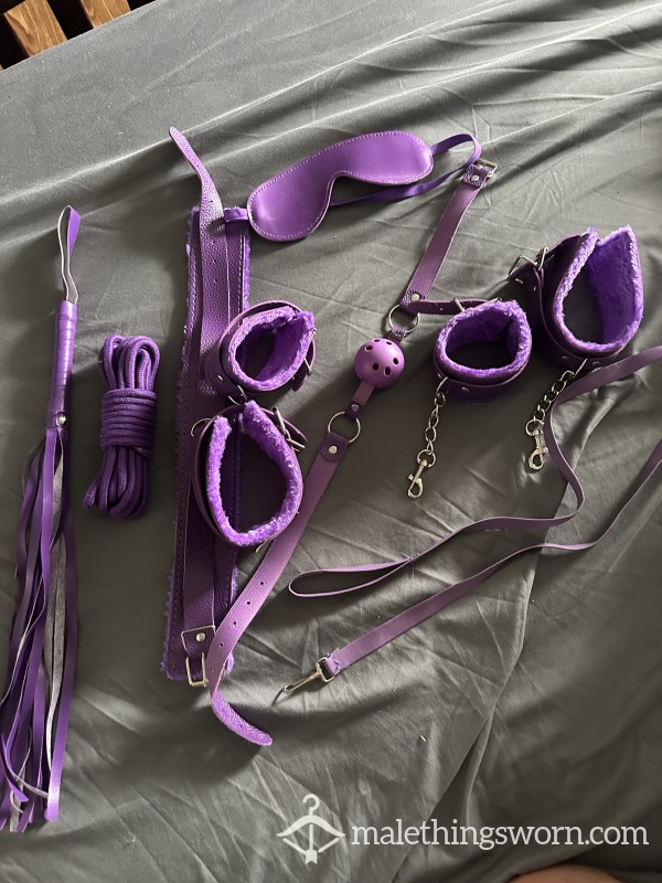 SALE$-Purple Bondage Set