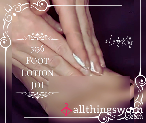 5:56 Foot Lotion JOI