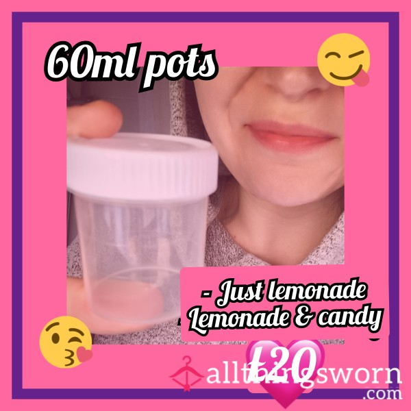 60ml Pots Of Lemonade (optional Gummies)