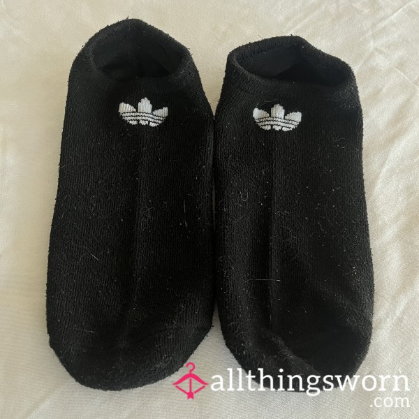 Adidas Socks Well-Worn By Curvy Goth