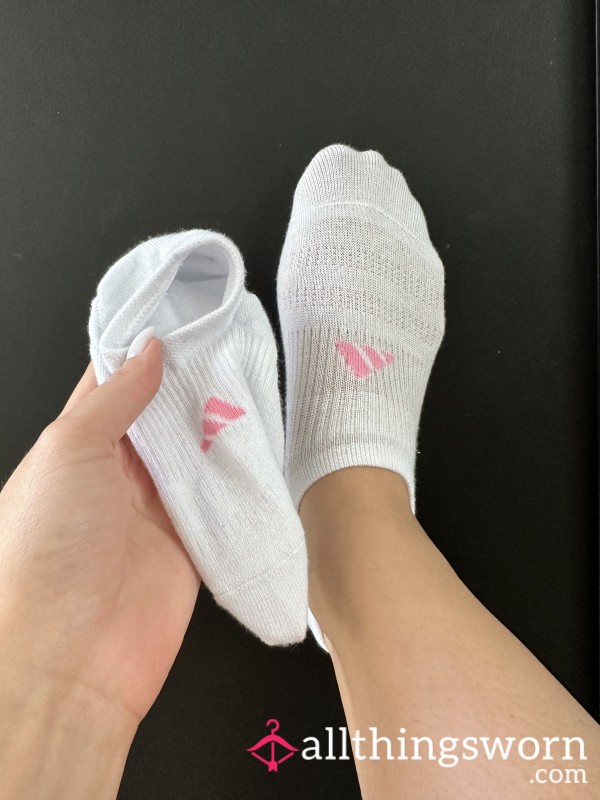 Adidas White Ankle Socks