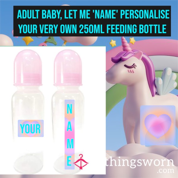Adult Baby Feeding Bottle- Personalised