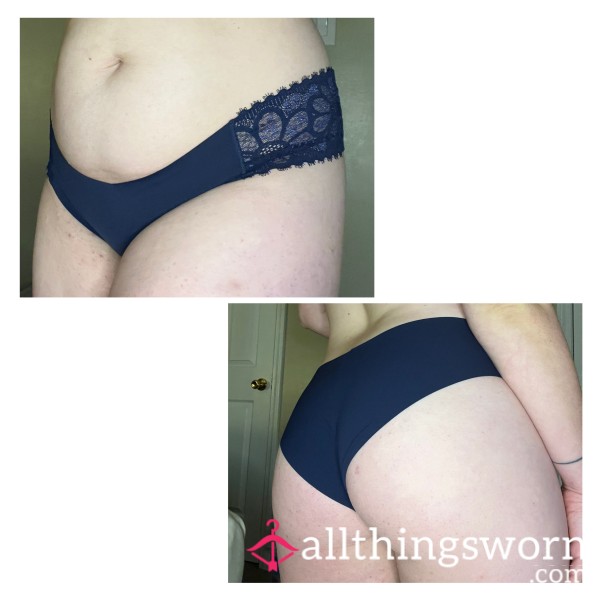 Aerie Navy Cheeky No Show Panty