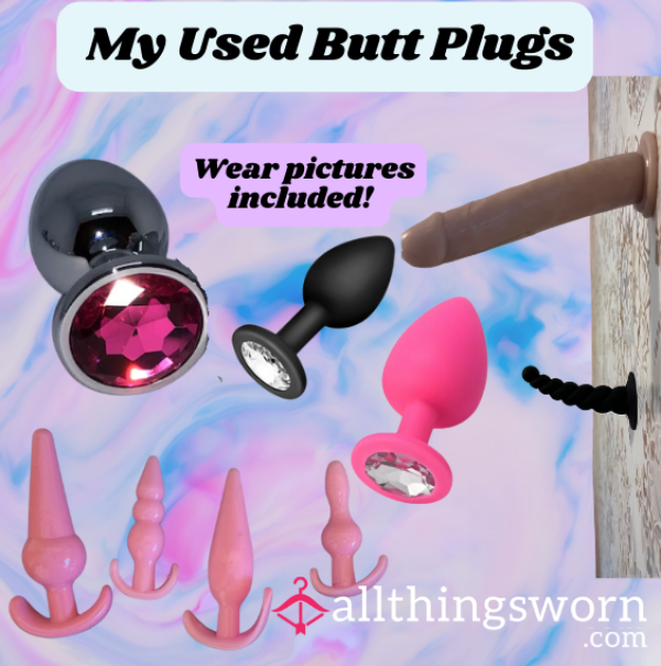 My Used Butt Plugs And Anal Beads 👅💦💋