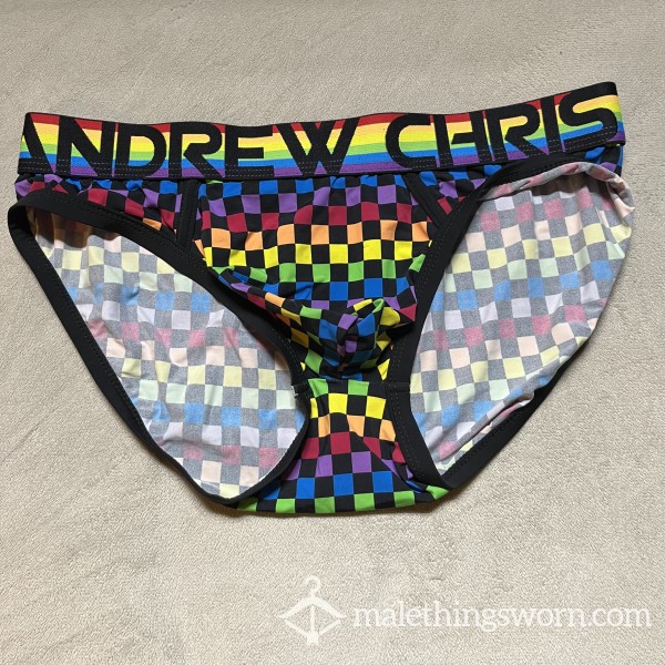 Andrew Christian Pride Checkered Briefs