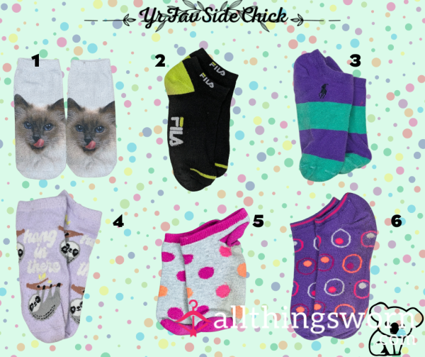 Ankle Socks - Patterns (#1-6)