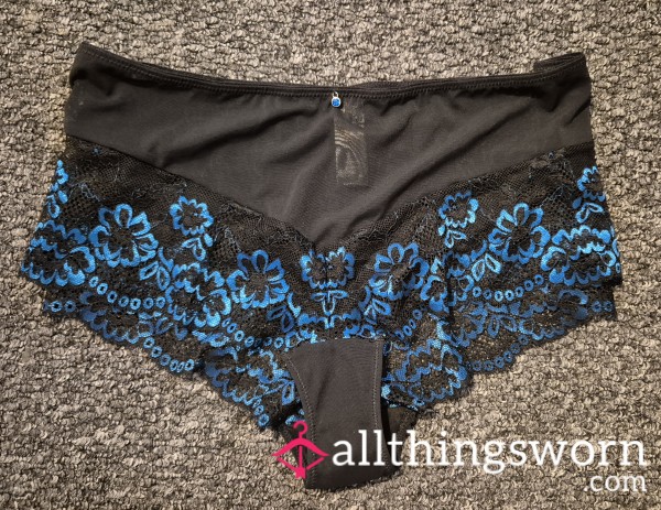 Ann Summers Black And Teal Shorts