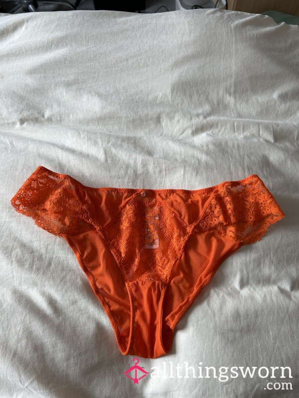 Ann Summers Sexy Orange Lace Knicker
