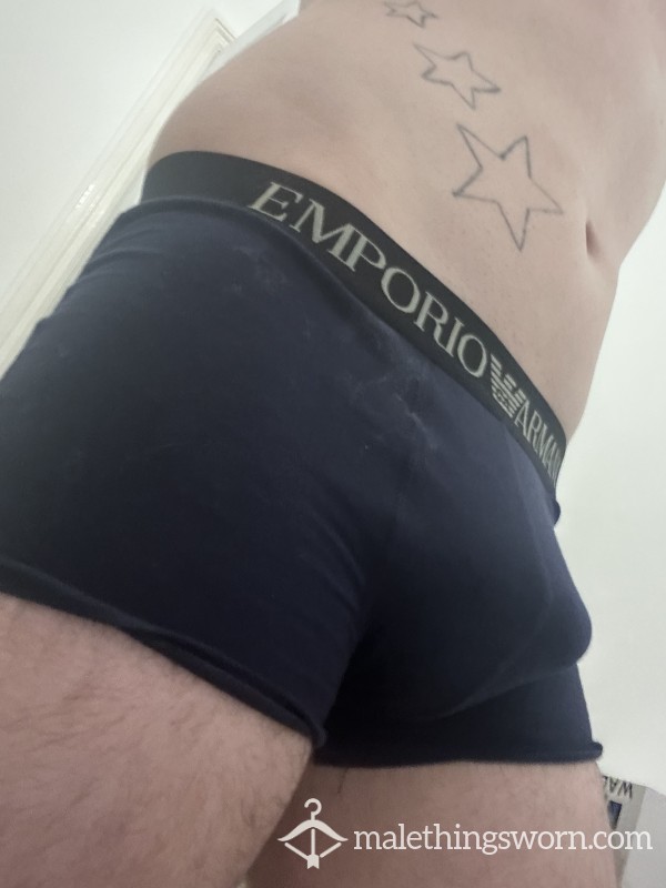 ARMANI Blue Boxers