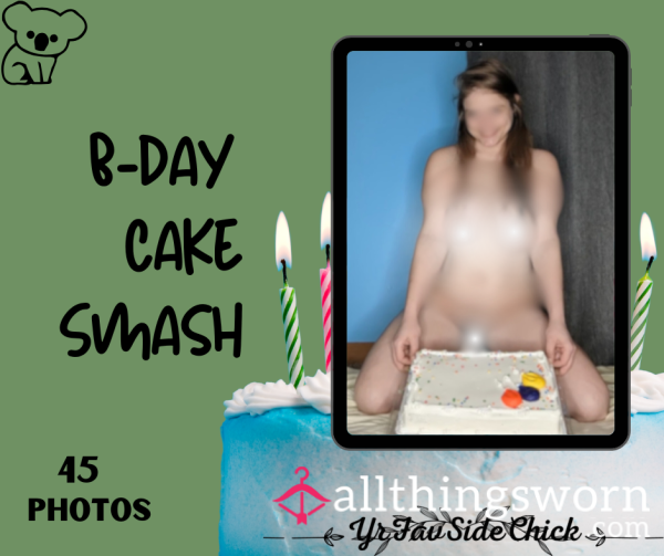 B-Day Cake Smash Photo Set (45 Photos)