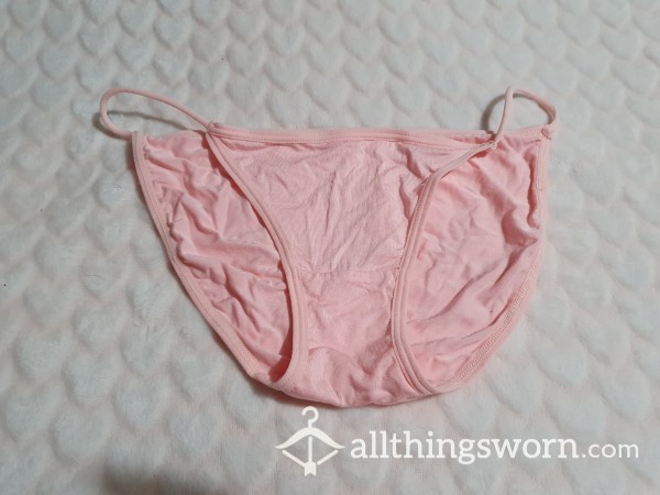 Baby Pink Cotton Bikini Style Panties