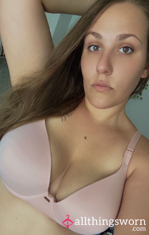 Baby Pink Padded Bra Perfect For Soaking Up All My Delicious Moisture