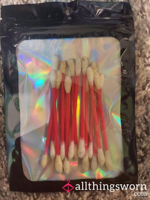 Bag Of Dirty Cotton Swabs