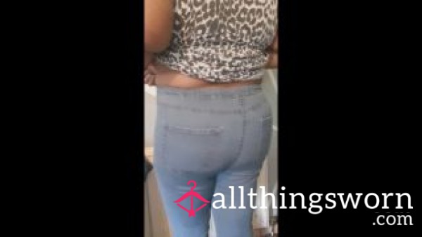 Bbw Playing And Wetting In Jeans