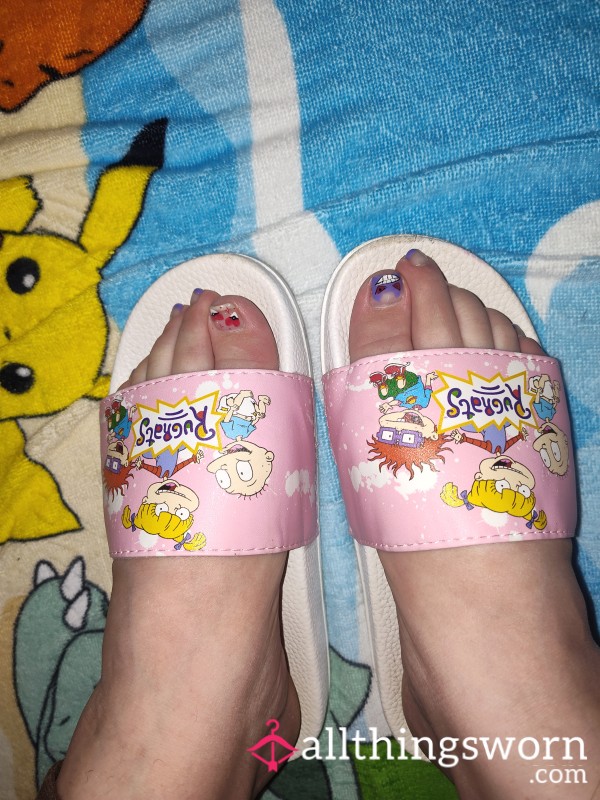 Beach Worn Rugrats Slides