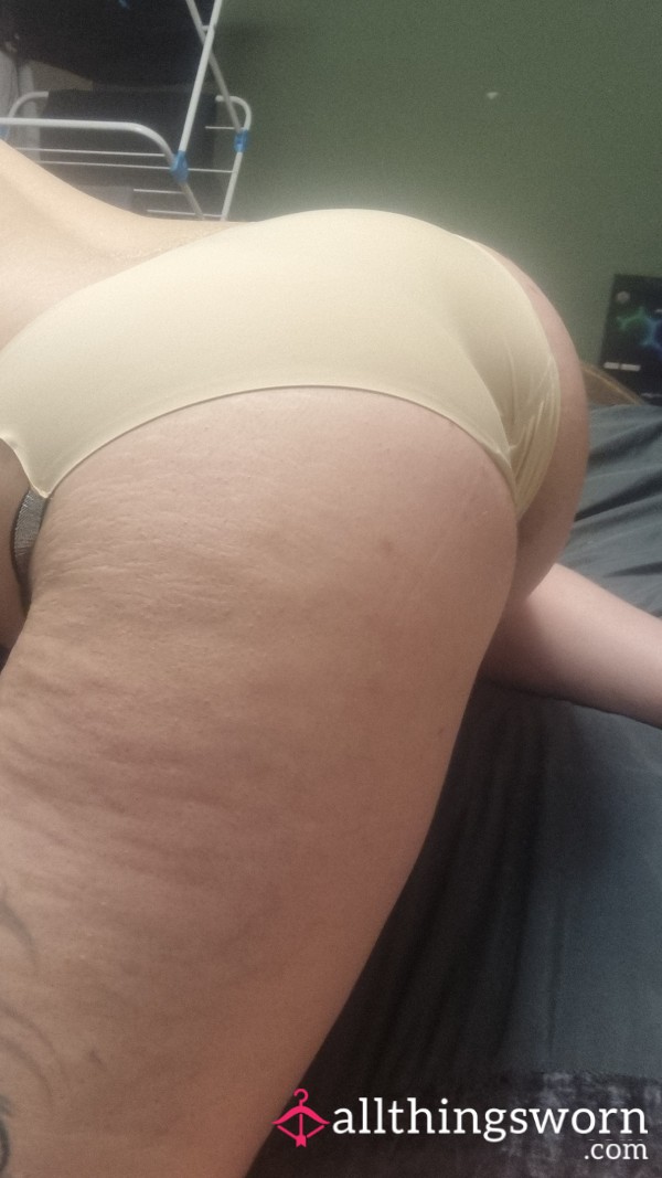 Beige Panties With Sparkle Straps