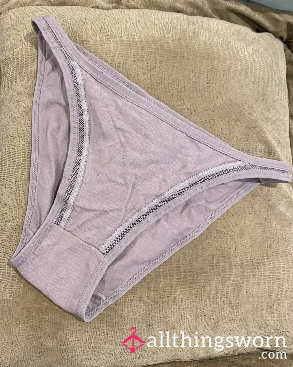 Worn Cotton Bikini Panties