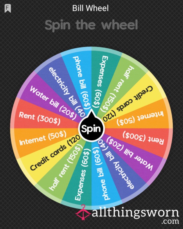 Bill Spin The Wheel