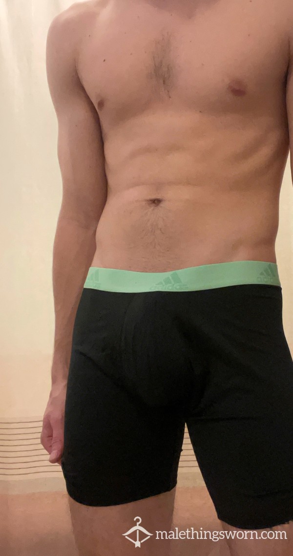 ***SOLD*** Black And Green Adidas Boxer Briefs