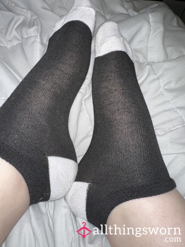 Black And White Socks (goth Girl)