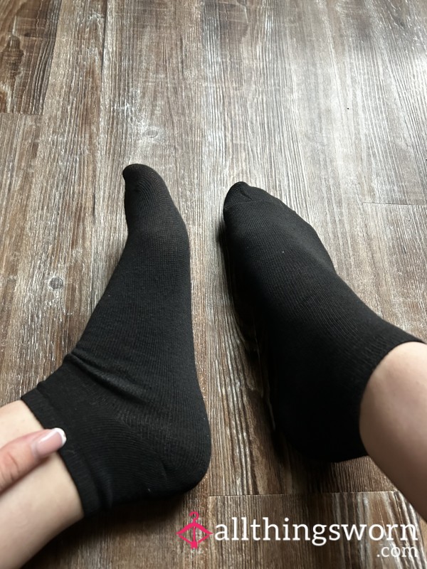 Black Ankle Socks