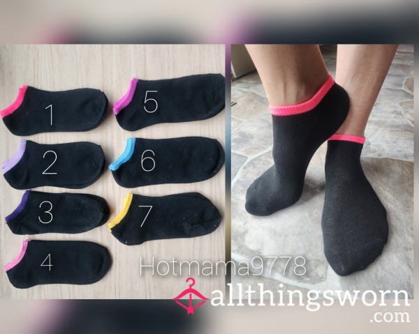 Black Ankle Socks