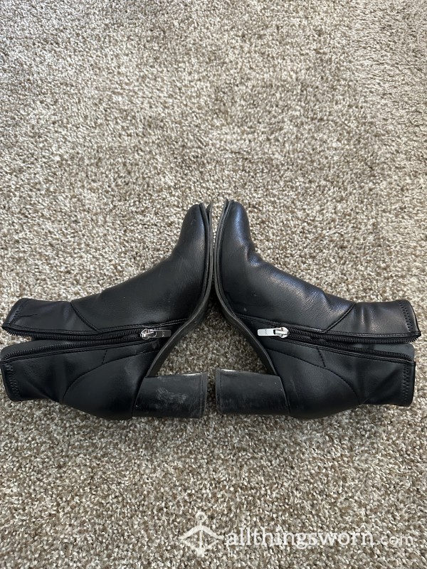 Black Booties Used For Work