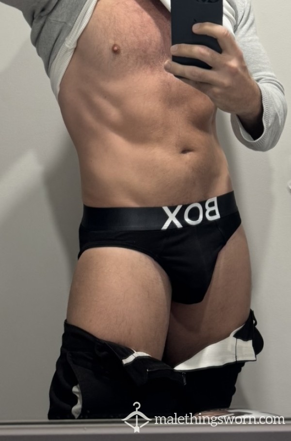 Black BOX Briefs - Size S