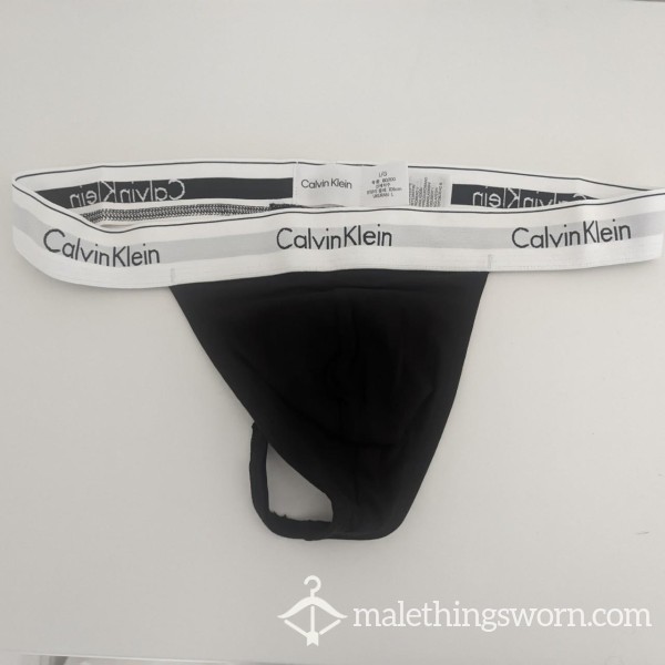 Black Calvin Klein Jock