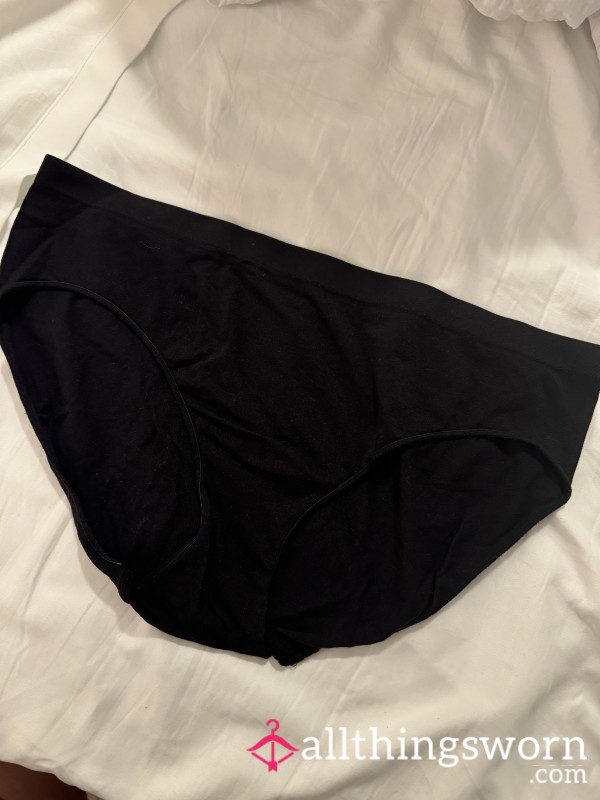 Black Cotton Panty
