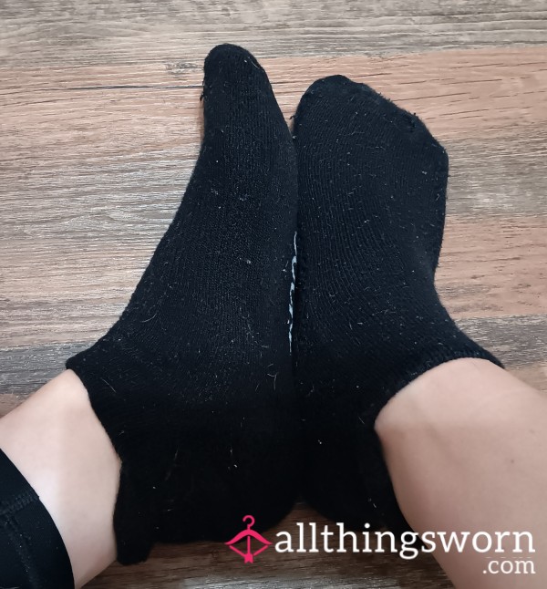 Black Cotton Socks