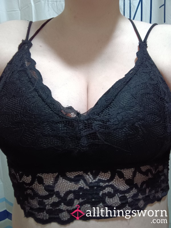 Black Lace Bralette (Other Colors Available)