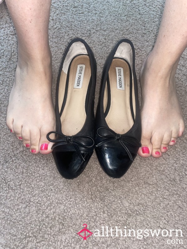 Black Leather Flats, Flat Shoes Stinky Smelly