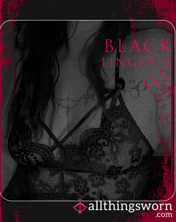 Black Lingerie Set