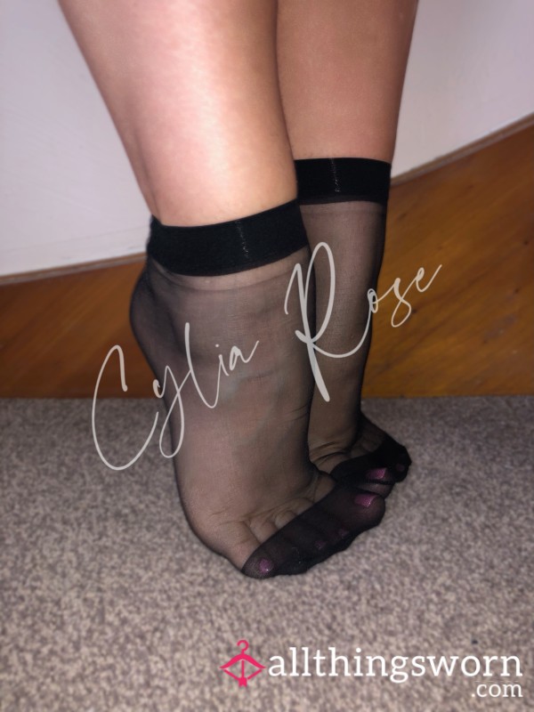 Black Nylon Socks