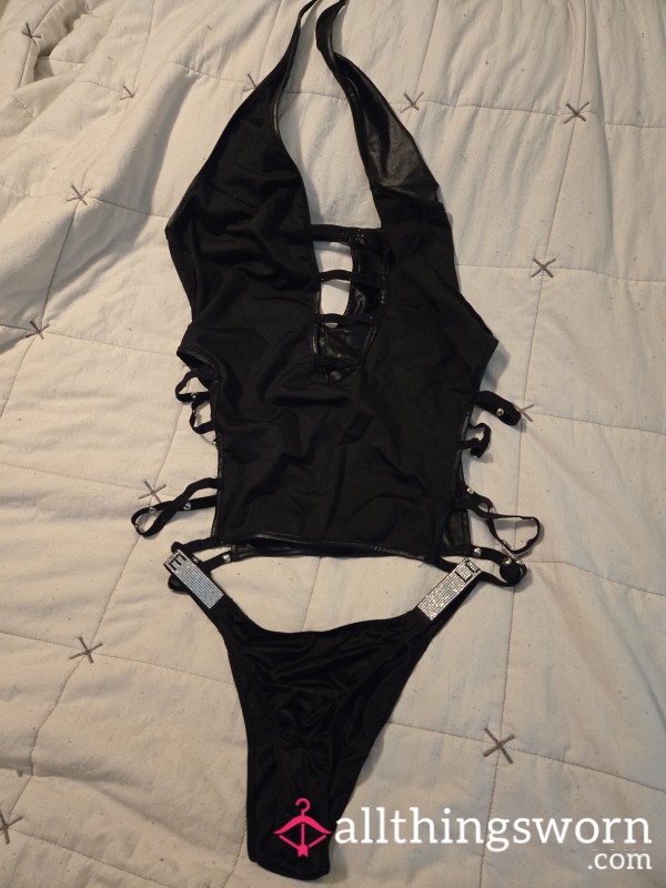 Black Open Side Lingerie Super Soft