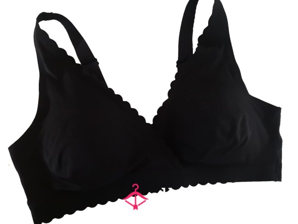 Black Padded Bra XL